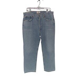 NWT AGOLDE Womens Lana Mid Rise Vintage Straight Jeans Sz 31In Prank